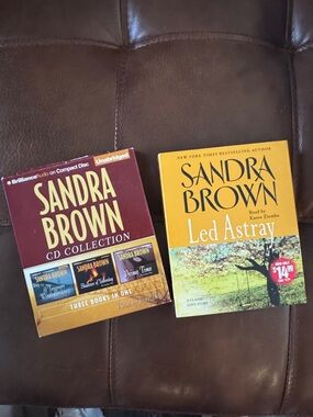 4 Sandra Brown Audiobooks
